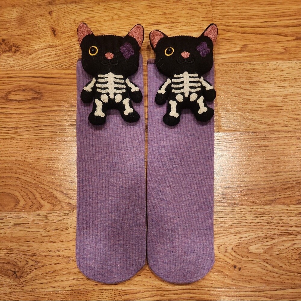 Cute Animals  Hug Sock Knit Cat Fun Adorable Gift